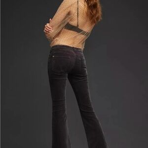 Pilcro Bootcut Gray Corduroy jeans from anthropology 29” inseam Size 25